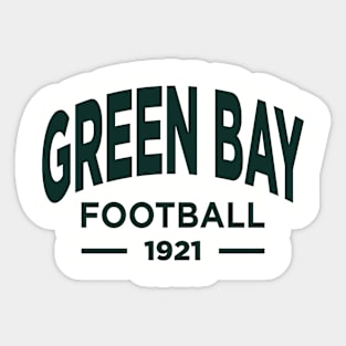 Green Bay Packers Football Sticker